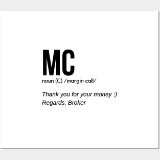 MC Definition Funny (Black) Posters and Art